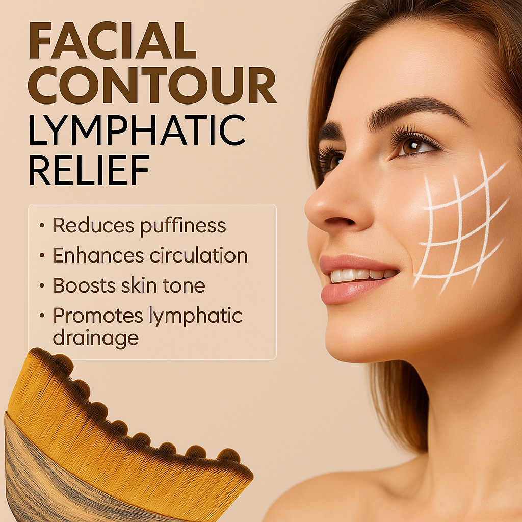 Lymph Contour Facial Massage Brush